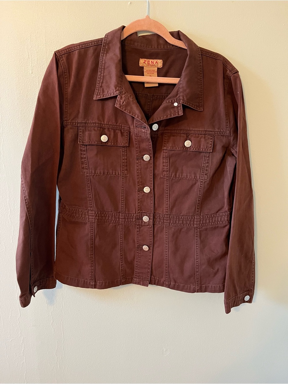 Zena Women's Deep Brown Jean Jacket